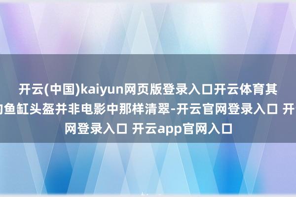 开云(中国)kaiyun网页版登录入口开云体育其实早期高明客的鱼缸头盔并非电影中那样清翠-开云官网登录入口 开云app官网入口